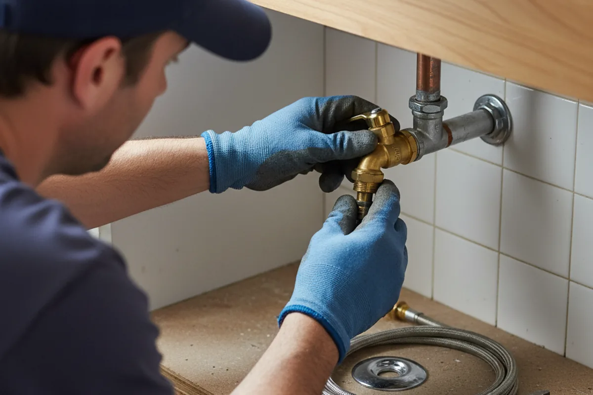 Shutoff valve and fitting work during Emergency Plumbing in Mount Pleasant